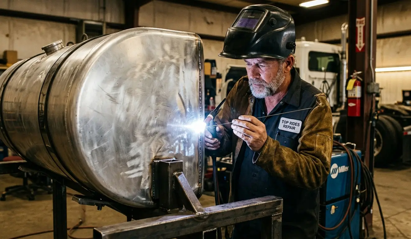 Proper Gas Tank Welding for Semi Trucks Safety, Technique, and Professional Standards