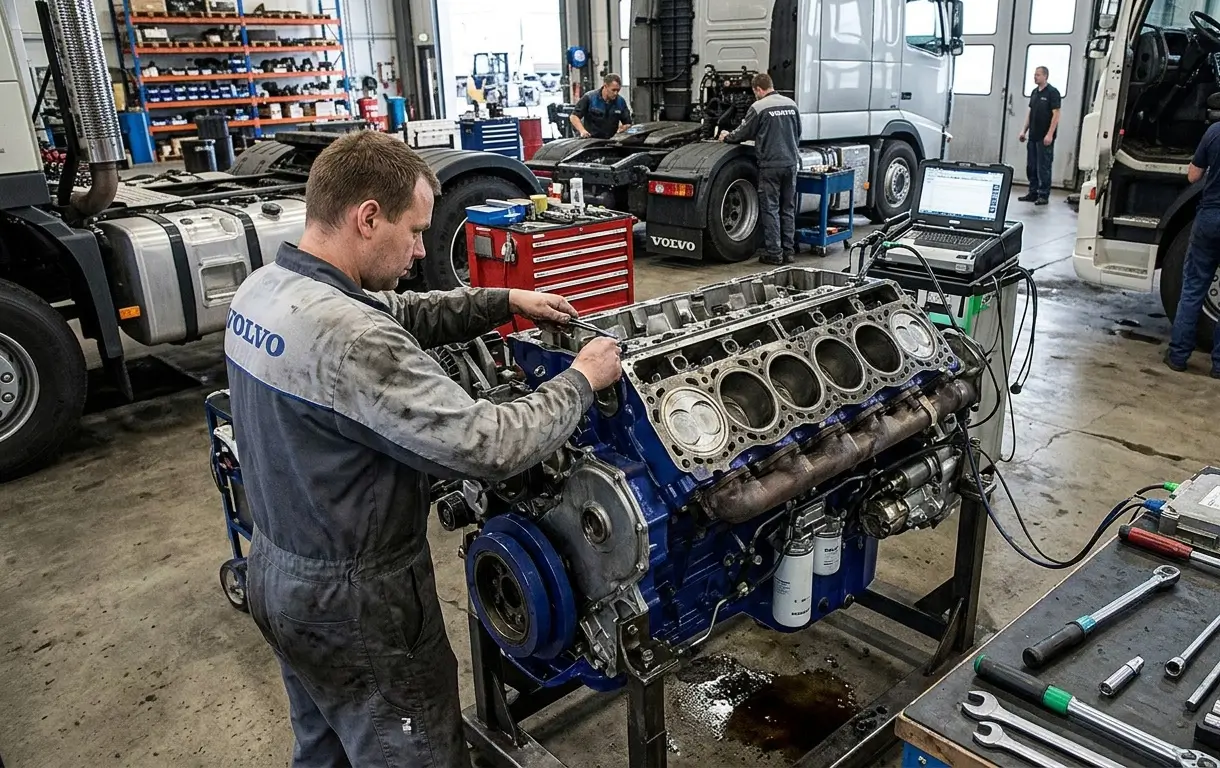 Volvo D13 Engine Repair in Orlando, FL: Common Faults, Costs, and When to Rebuild